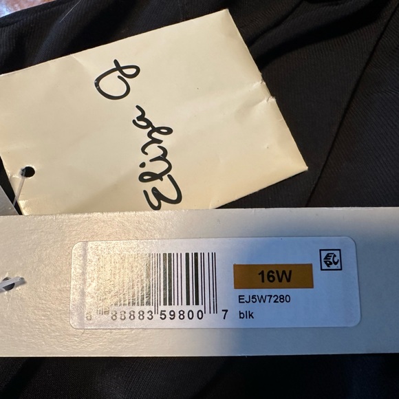 Eliza J 16W NWT Black Embellished Sleeve Ruched Christmas Party Cocktail Dress - Picture 4 of 16